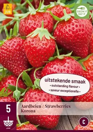 5 Fragaria / Aardbeien Korona