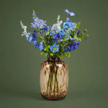 Zijden boeket - Blue Whisper