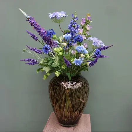 Zijden Kunstboeket Blauw Paars