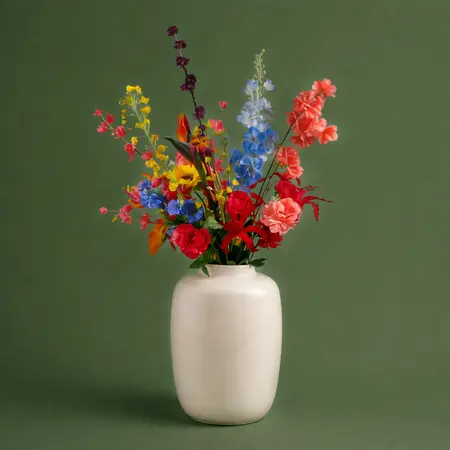 Zijden Veld boeket - Tropical Bont - afbeelding 1