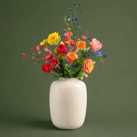 Zijden Veld boeket - Tropical Bont 2.0 - afbeelding 1