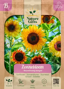 Zonnebloem reuzenbloemig mengsel 30st - afbeelding 1