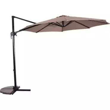 Zweefparasol Libra Rond Ø3m - Taupe