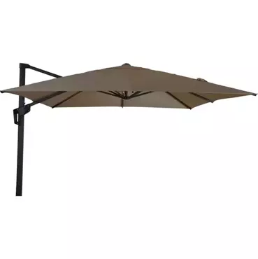 Zweefparasol Libra Vierkant 250x250cm - Taupe - afbeelding 1