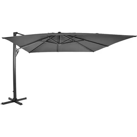 Zweefparasol Virgoflex Rechthoek 300x400cm - Grijs