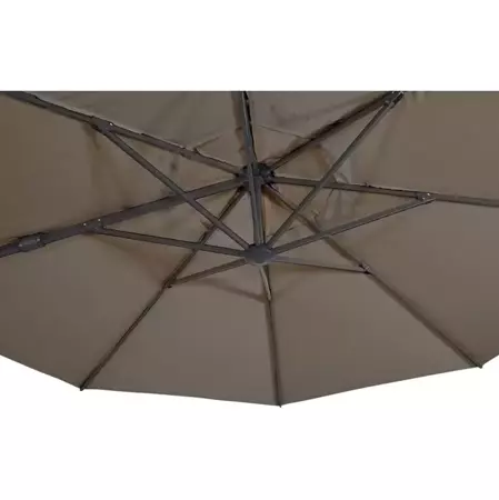 Zweefparasol Virgoflex Rond Ø3,5m - Taupe