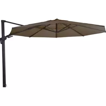 Zweefparasol Virgoflex Rond Ø3,5m - Taupe