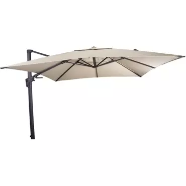 Zweefparasol Virgoflex Vierkant 3x3m - Ecru