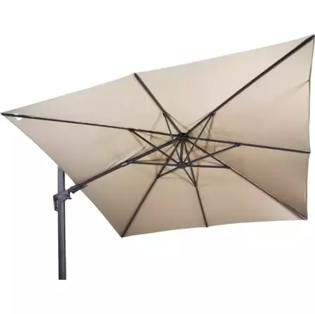 Zweefparasol Virgoflex Vierkant 3x3m - Ecru