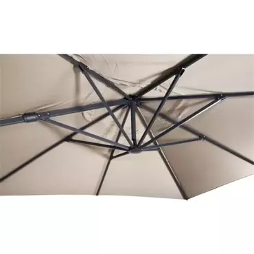 Zweefparasol Virgoflex Vierkant 3x3m - Ecru