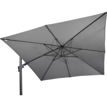 Zweefparasol Virgoflex Vierkant 3x3m - Grijs