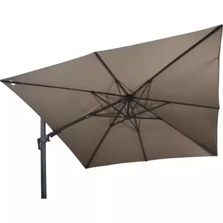 Zweefparasol Virgoflex Vierkant 3x3m - Taupe